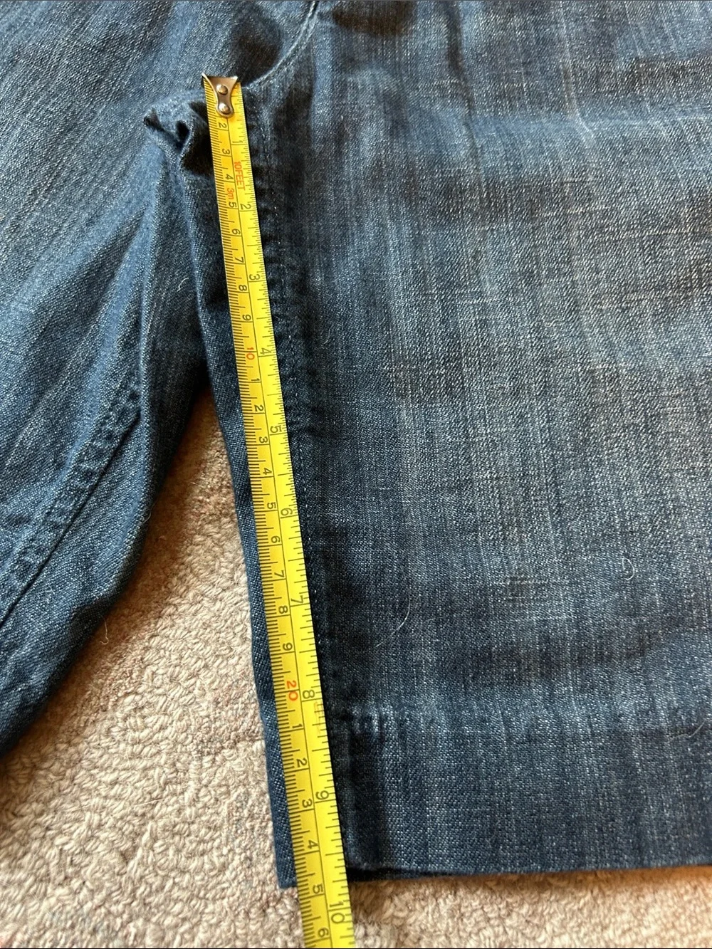 Women’s Blue Denim Jean Shorts - Casual Summer Staple Size 8